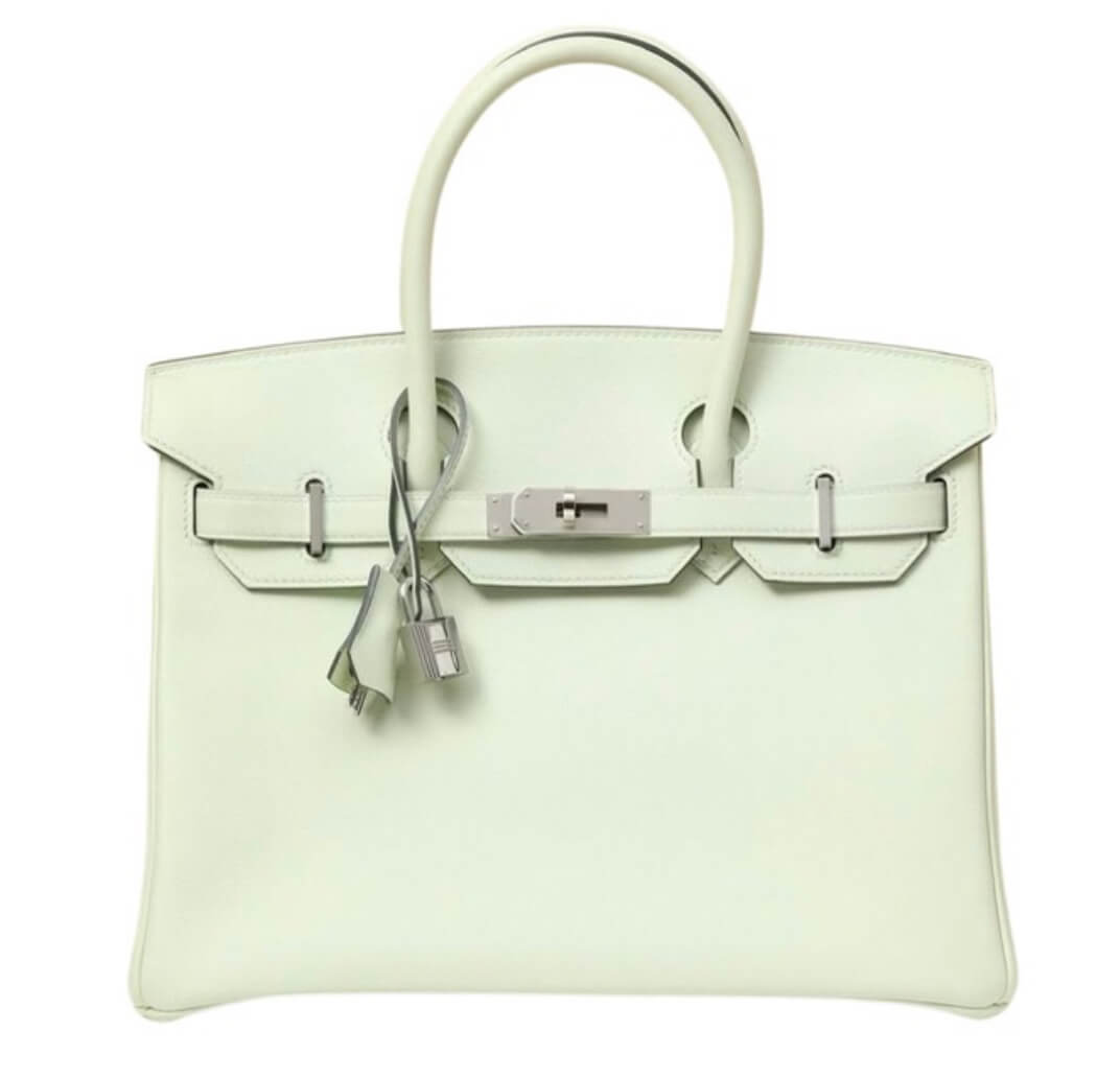 Hemes Birkin30 Vert Fizz Swift&Palladium Hardware