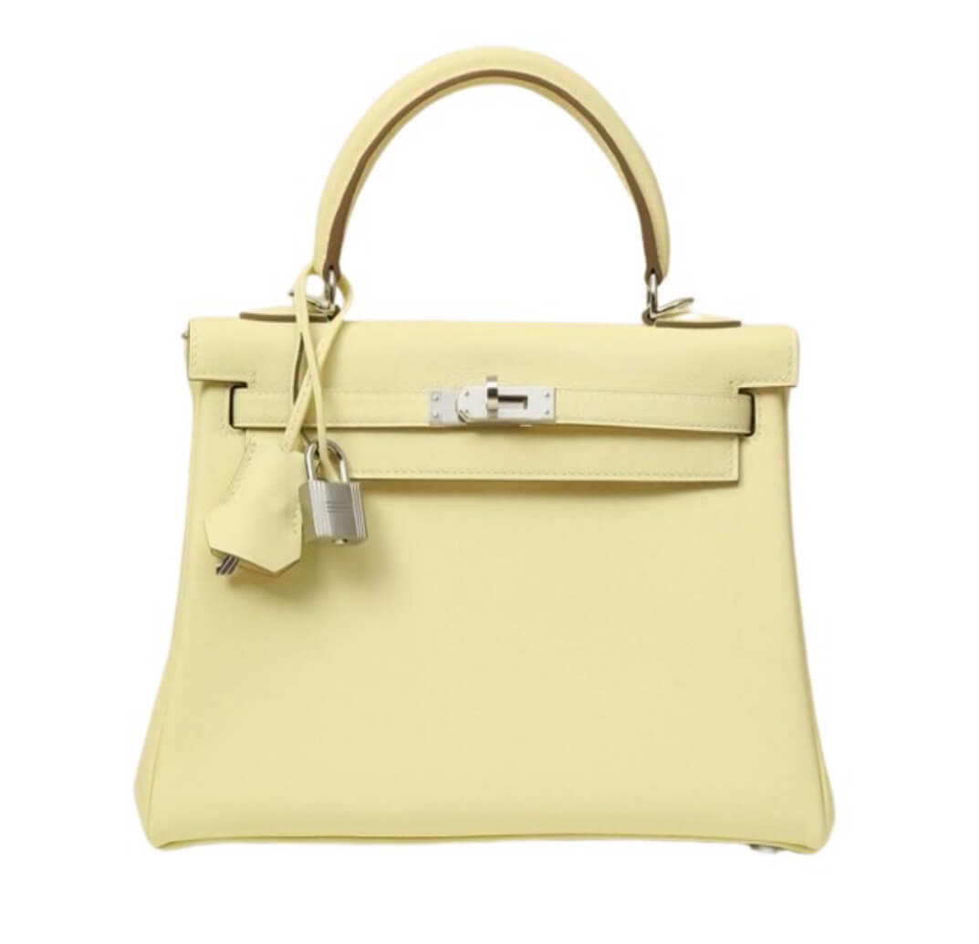Hermès Kelly25 Jaune Milton Swift&Palladium Hardware
