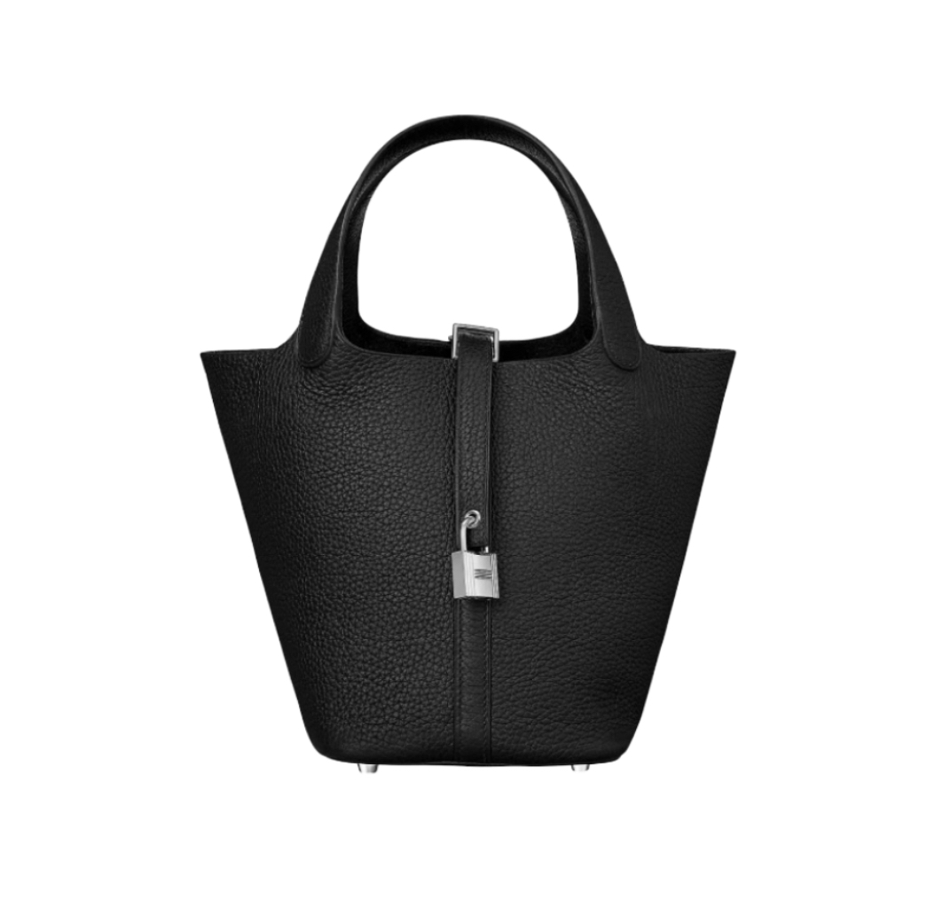 Hermès Picotin Lock 18 Bag Clemence & Palladium Noir