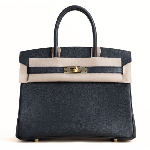 Hermès Birkin30 Noir Epsom&Gold Hardware