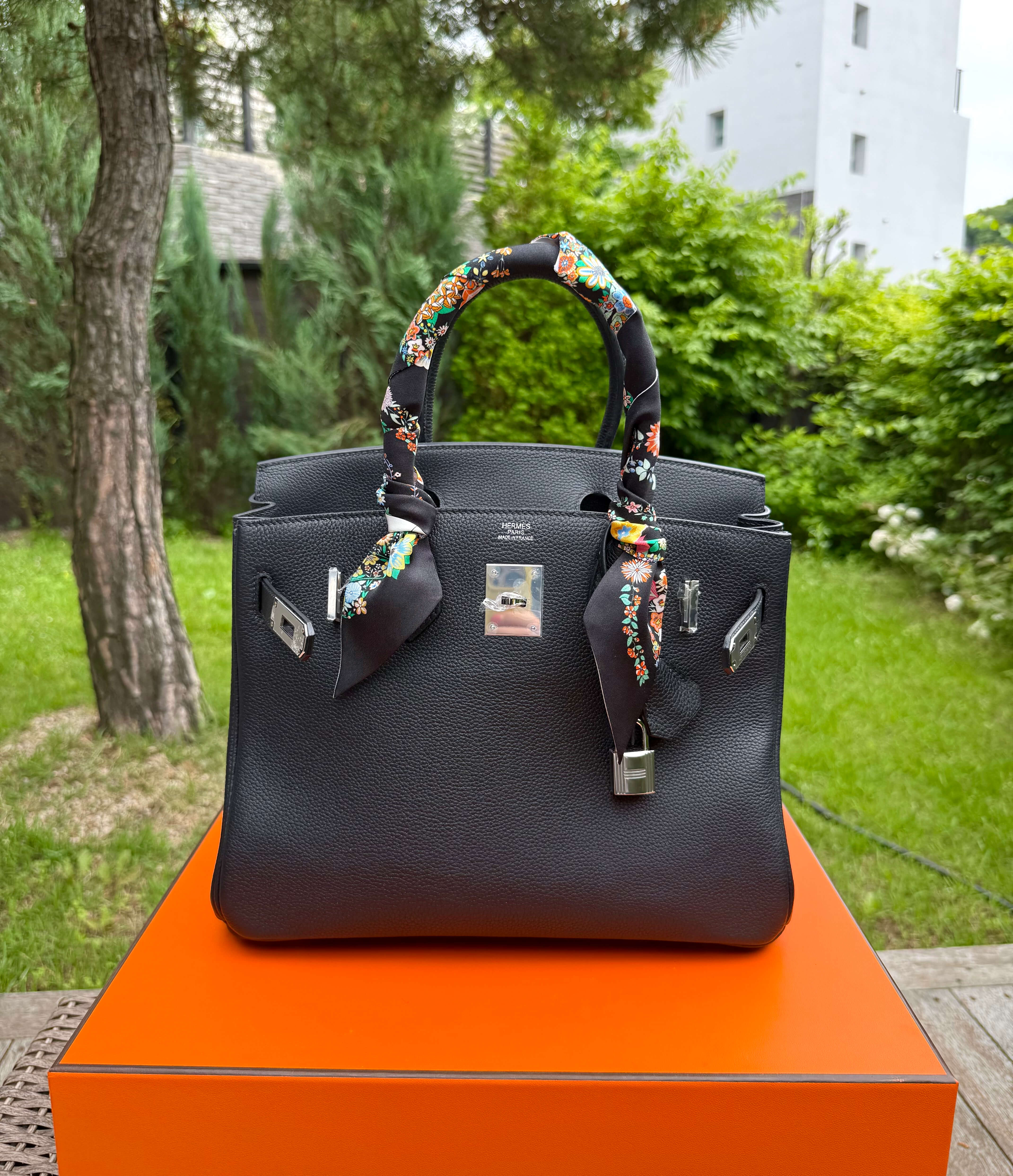 Hermes Birkin30 Togo Noir (Special Leather)