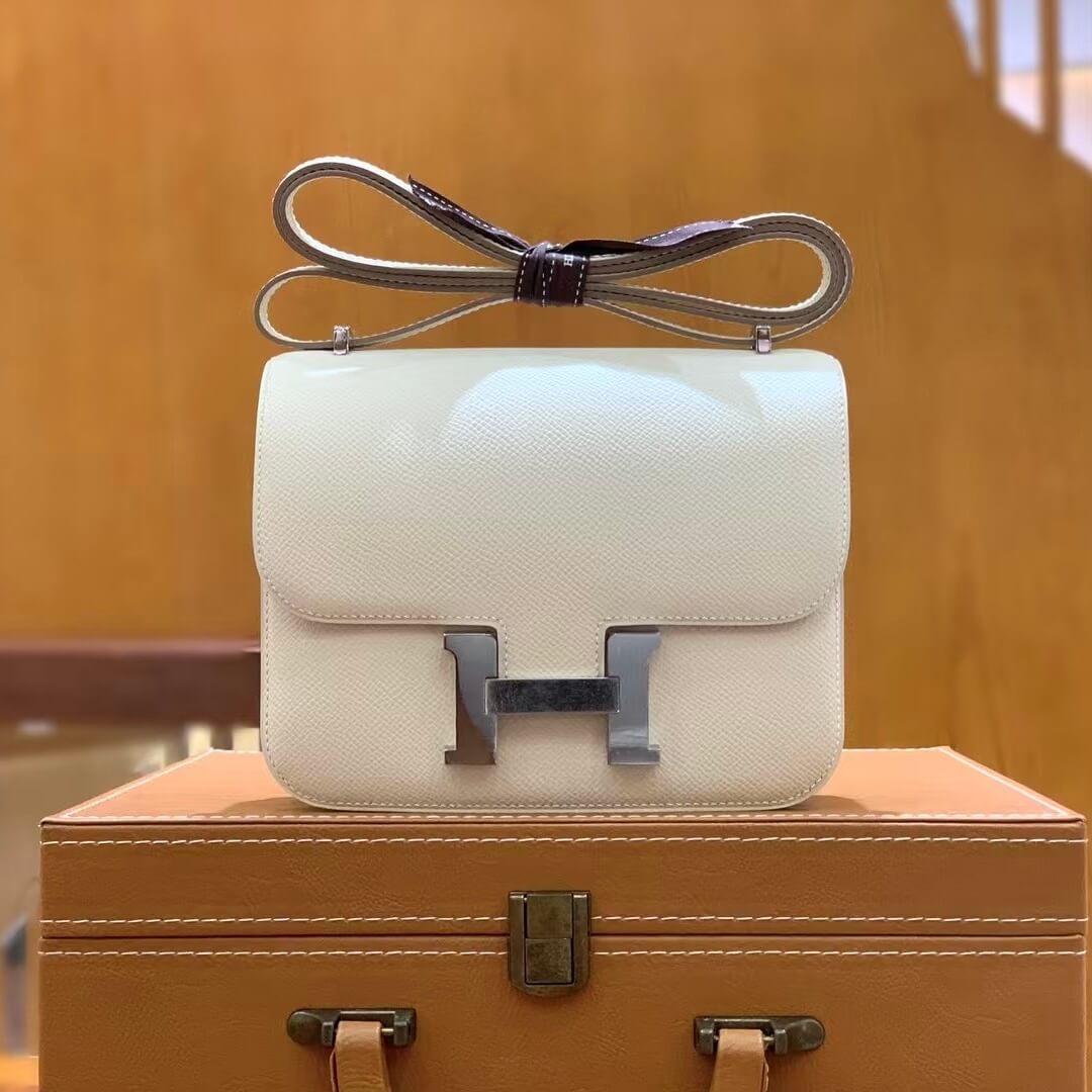 Hermès Constance 18 Nata Epsom with Palladium Hardware