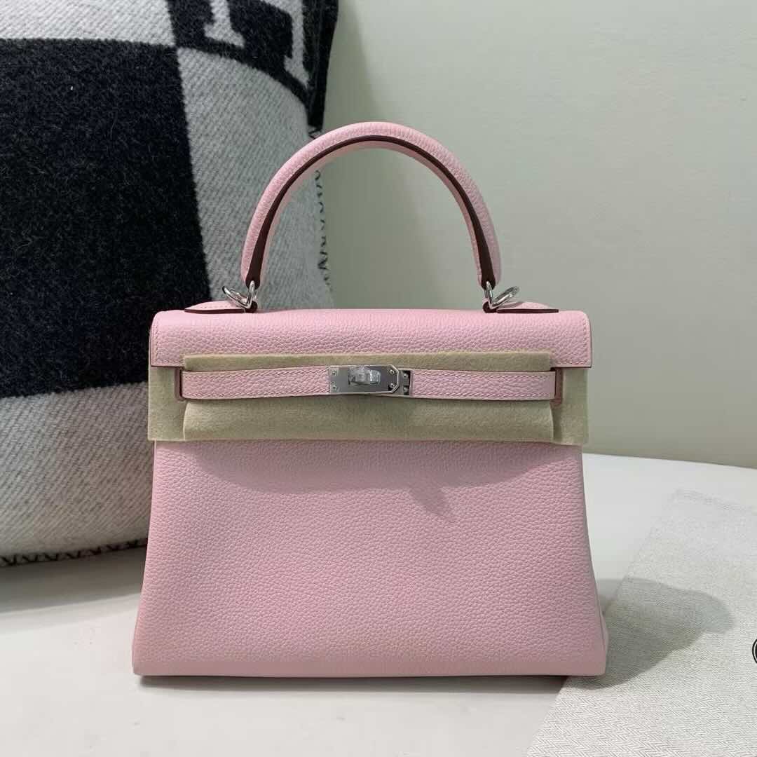 Hermès Kelly 25 Togo 3Q Rose Sakura – Palladium Hardware