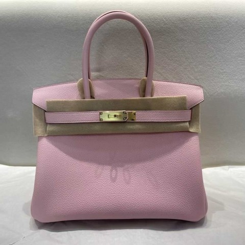 Hermès Birkin 30 Togo 3Q Rose Sakura – Gold Hardware