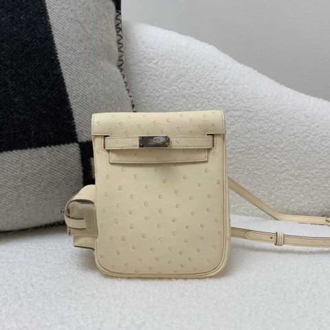 Hermès Kelly Jump Ostrich – Palladium Hardware