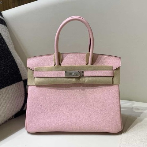 Hermès Birkin 30 Togo 3Q Rose Sakura – Palladium Hardware