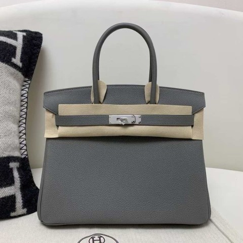 Hermès Birkin 25 Togo Gris Mouette with Palladium Hardware
