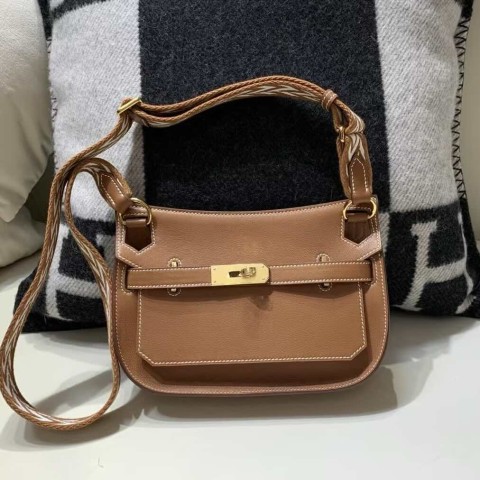 Hermès Mini Jypsière 20 Gold Swift with Gold Hardware