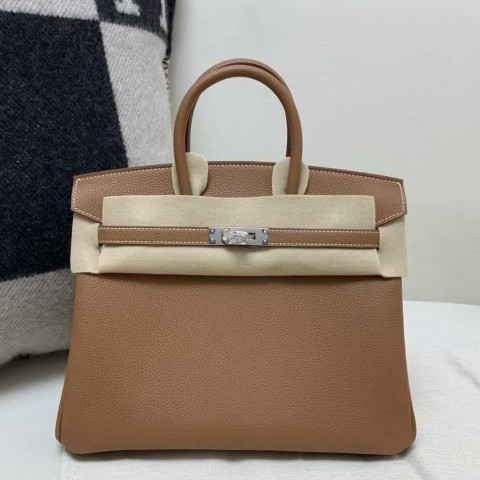 Hermès Birkin 30 Gold Togo Leather / Palladium Hardware