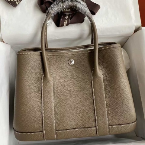 Hermès Garden Party 30 TC Etoupe 