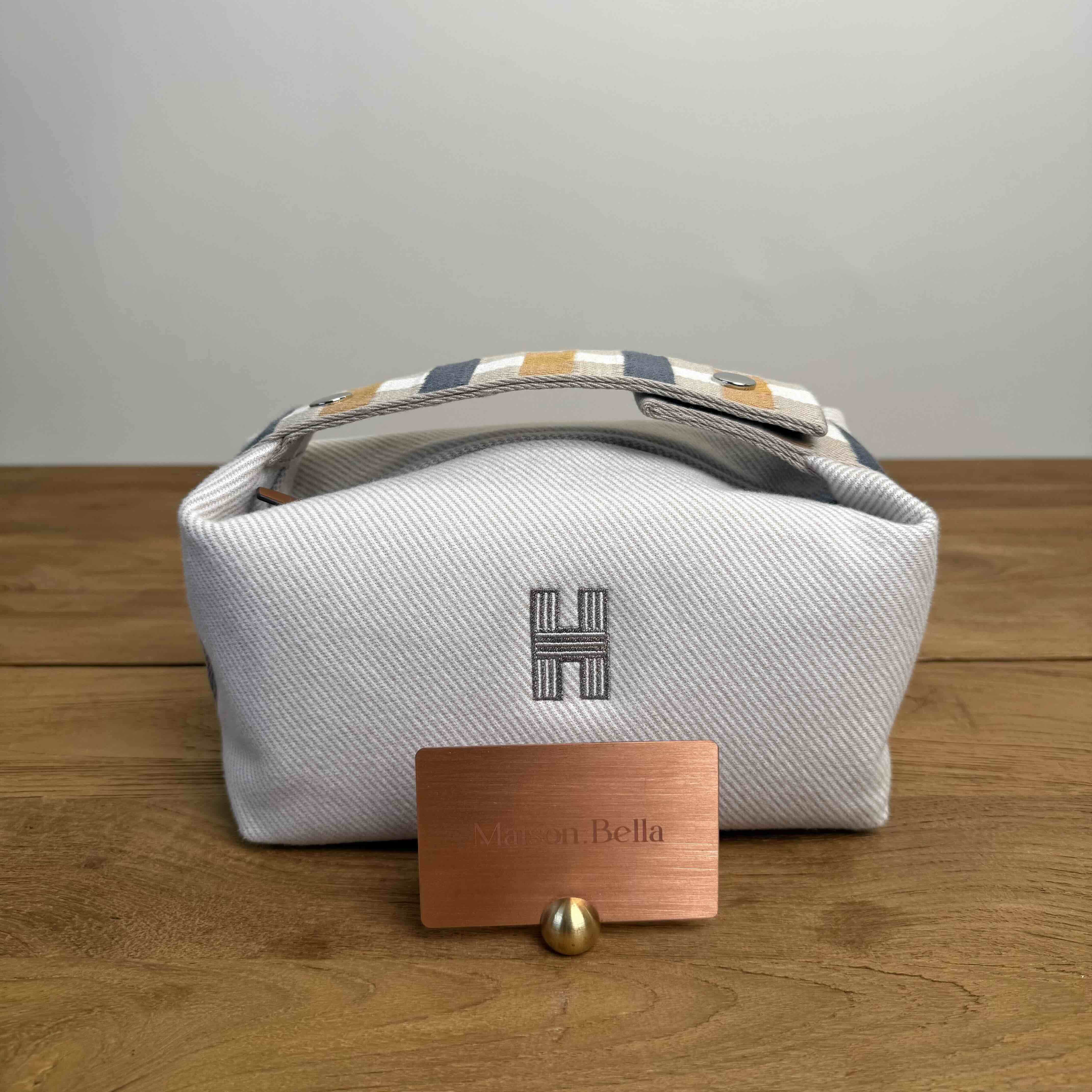  Hermès Bride-à-Brac Pouch PM H Canvas