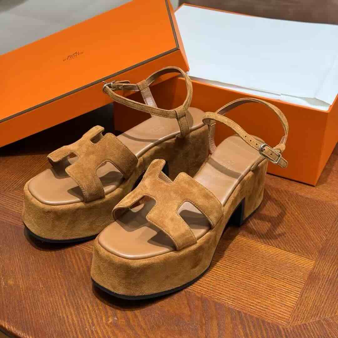 Hermès Jam 30 Platform Sandals / Size 34–41