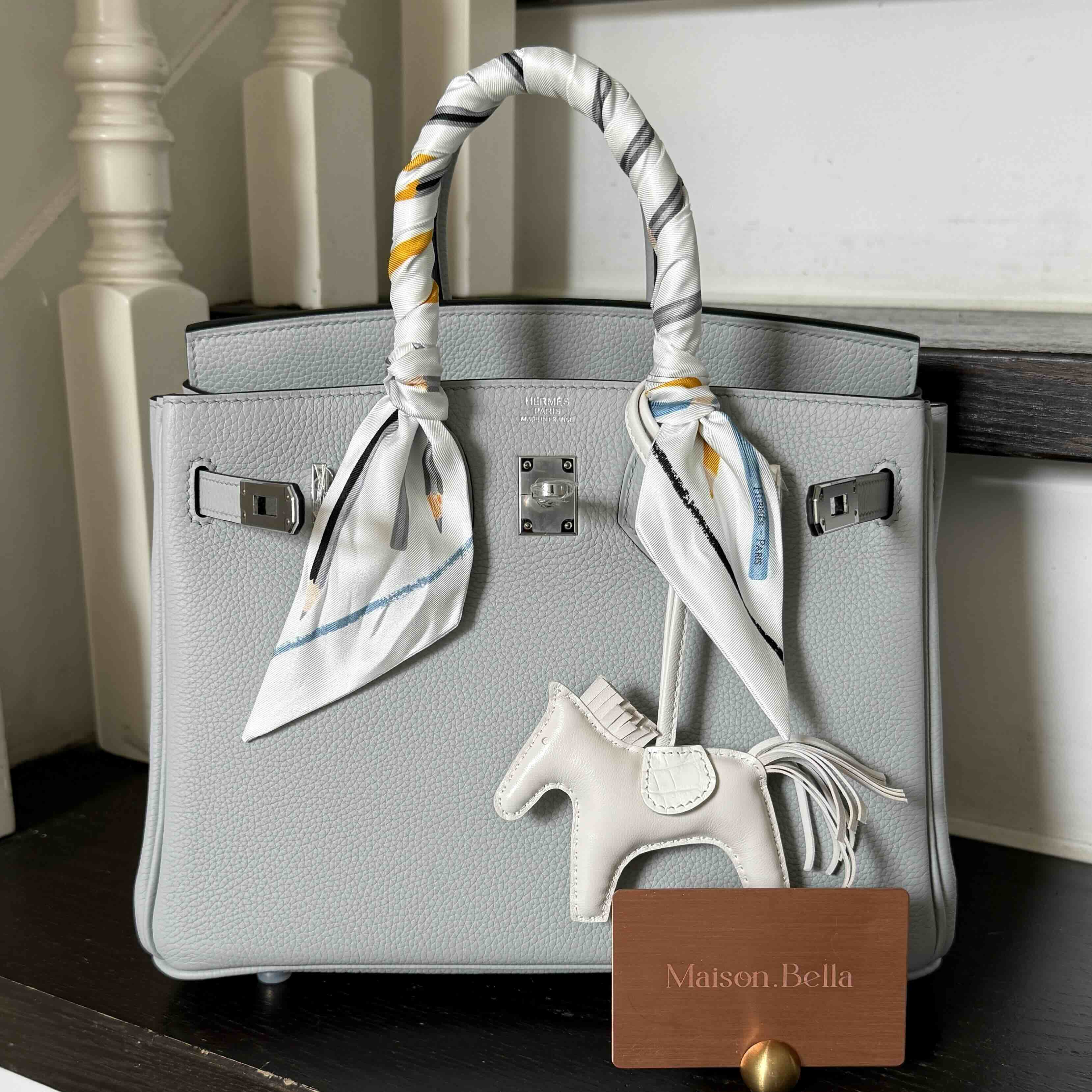 Hermès Birkin25 Togo Blue Lin x PHW(HCP)