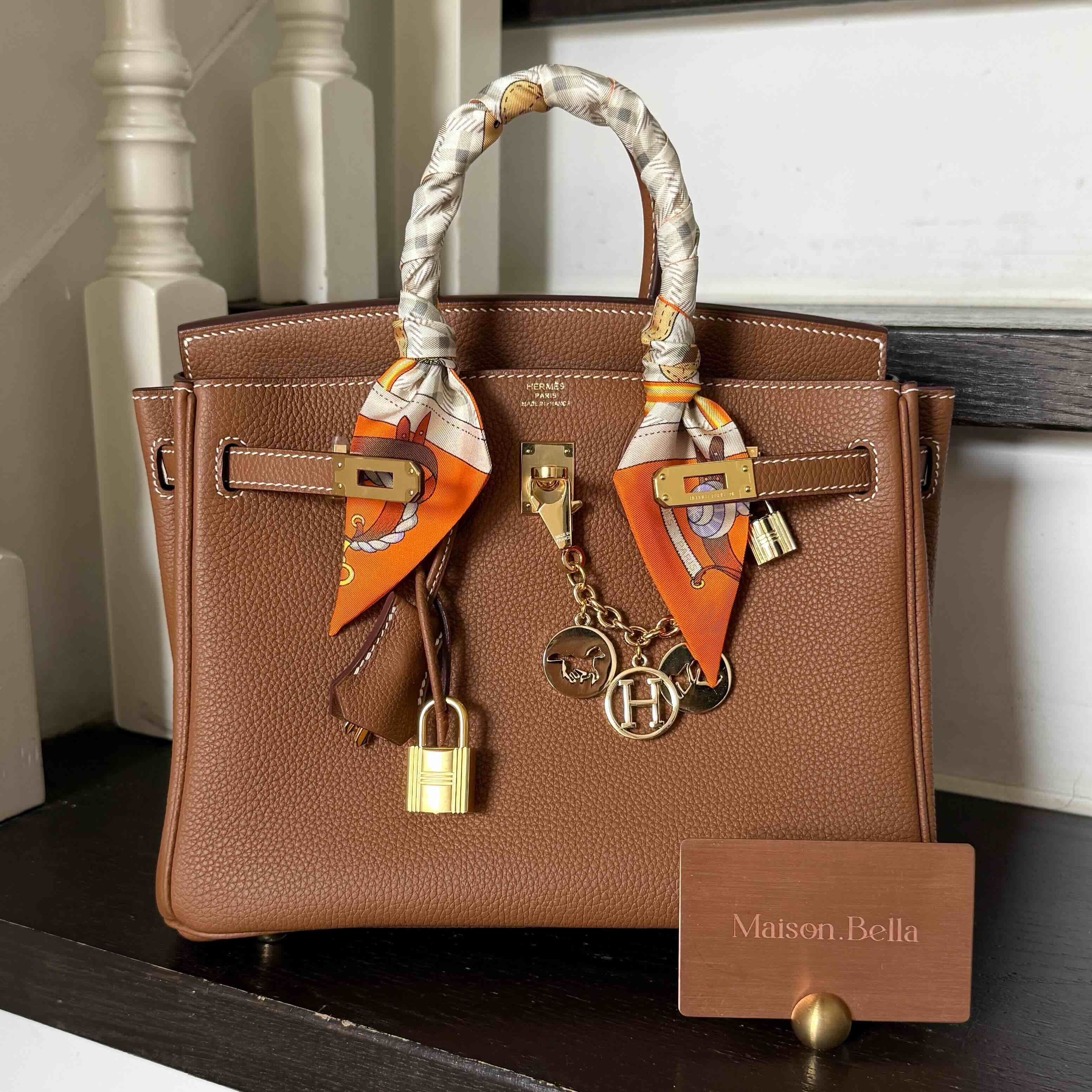 Hermès Birkin 25 Gold Togo with Gold Hardware