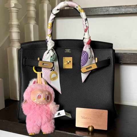 Hermès Birkin 30 Noir Togo with Gold Hardware