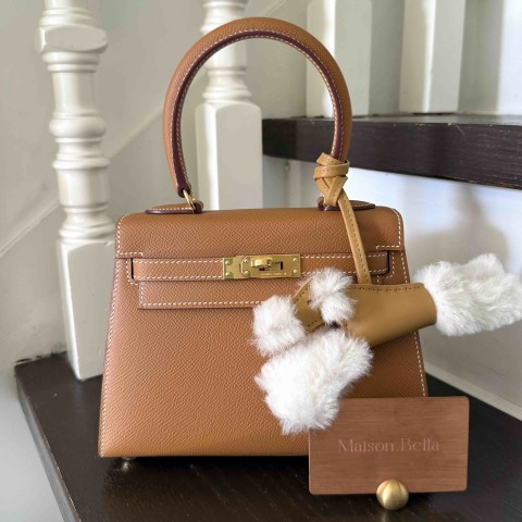 Hermès Kelly20 Epsom Gold x Gold