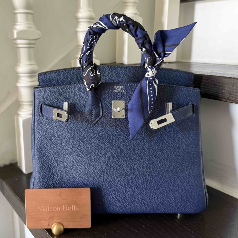Hermès Birkin25 Togo Bleu de Malte x PHW