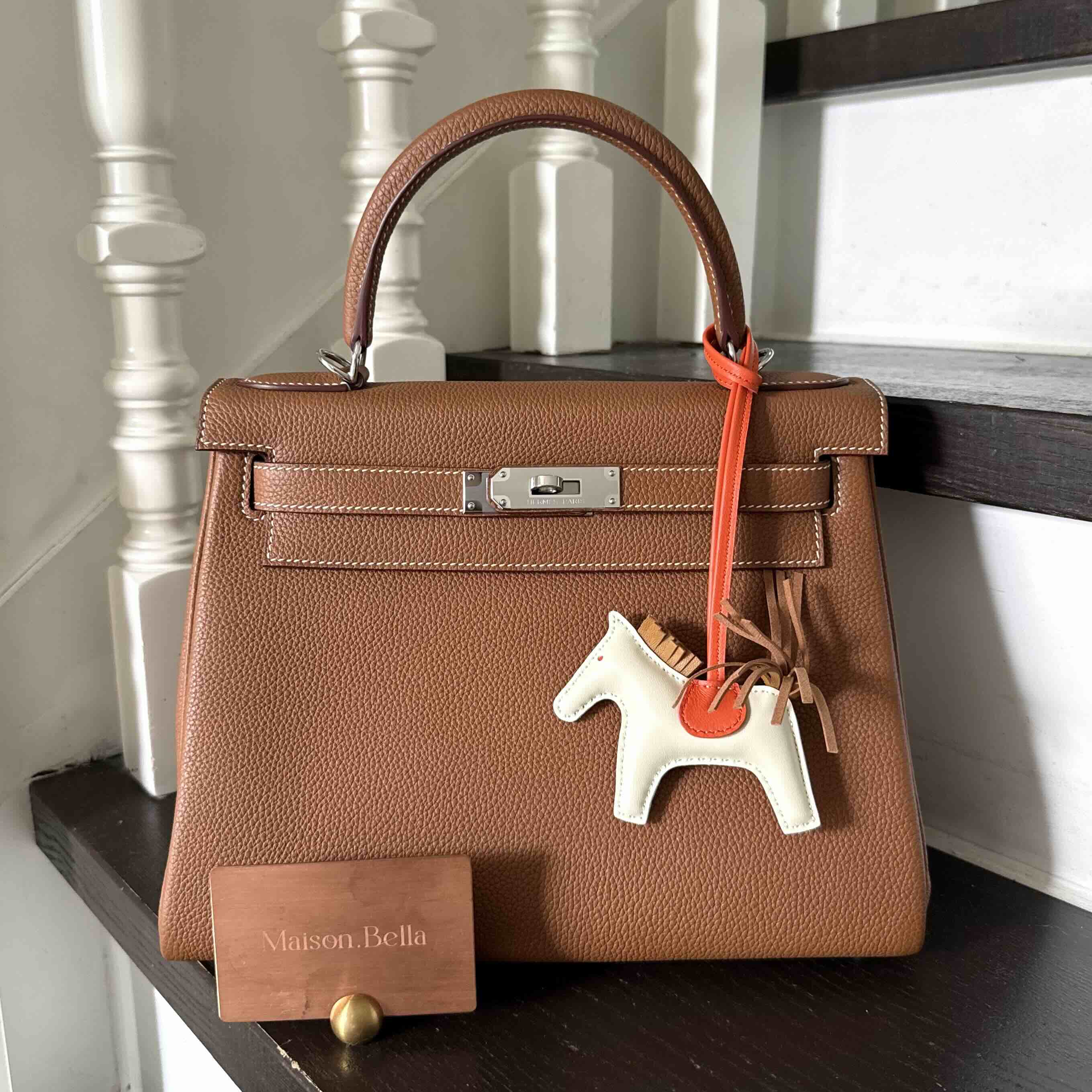 Hermès Kelly28 Togo Gold x PHW