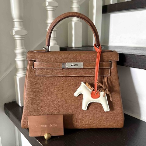 Hermès Kelly28 Togo Gold x PHW