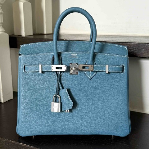 Hermès Birkin25 Togo Blue jean x PHW