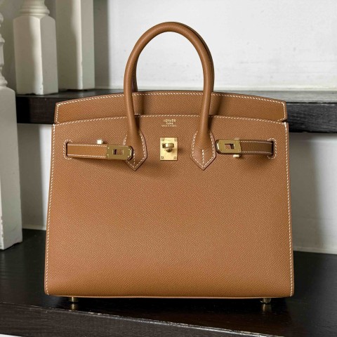 Hermès Birkin25 Epsom Gold x Gold
