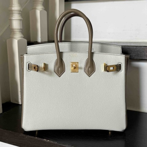 Hermes Birkin25 Chevre Mysore Epsom with Palladium Hardware