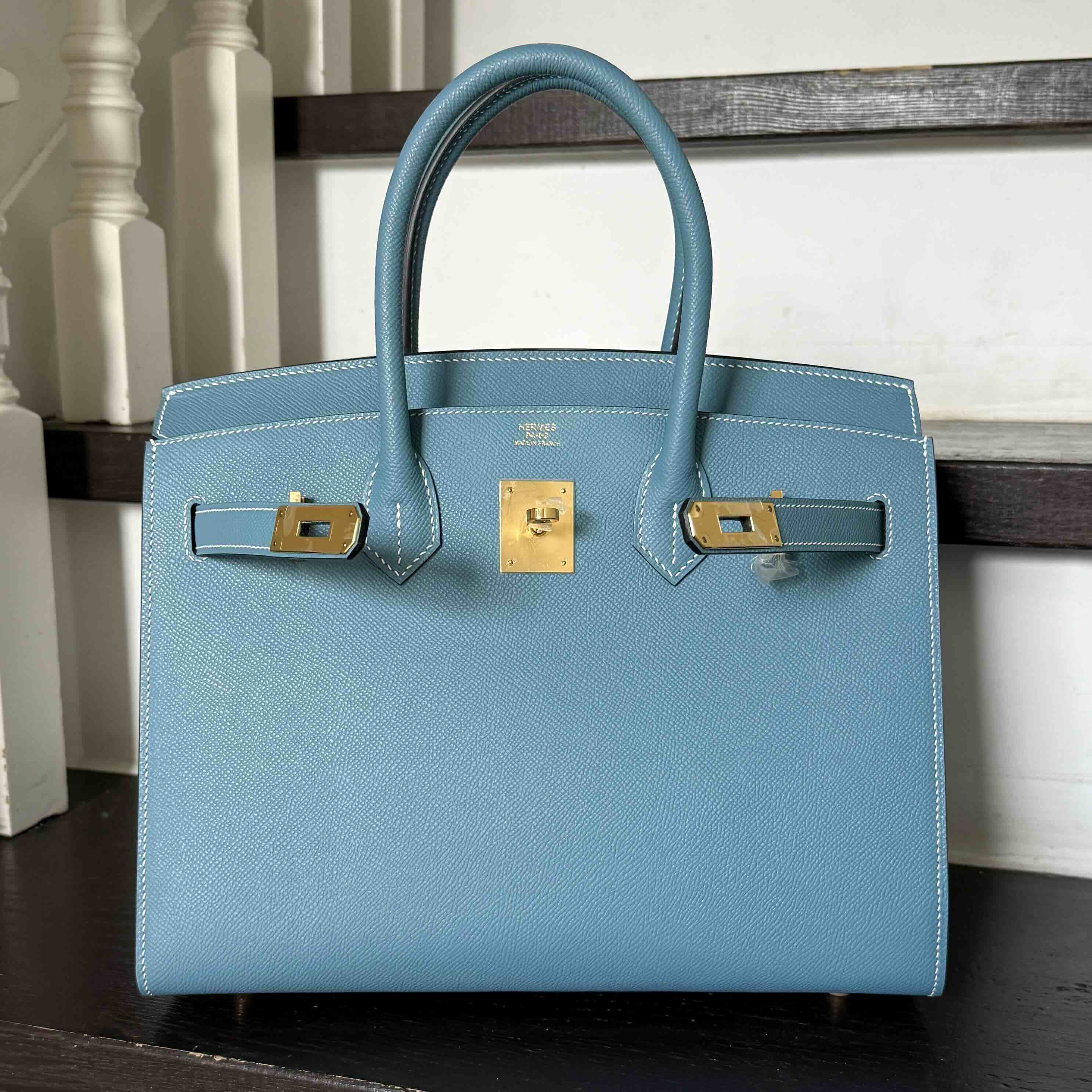 Hermès Birkin30 Epsom Bluejean x Gold Hardware(Special)