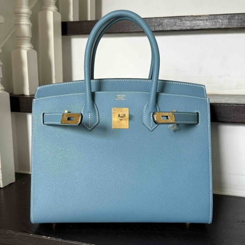 Hermès Birkin30 Epsom Bluejean x Gold Hardware(Special)