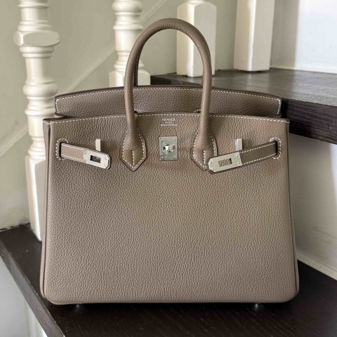 Hermès Birkin25 Epsom Etoupe x Gold Hardware