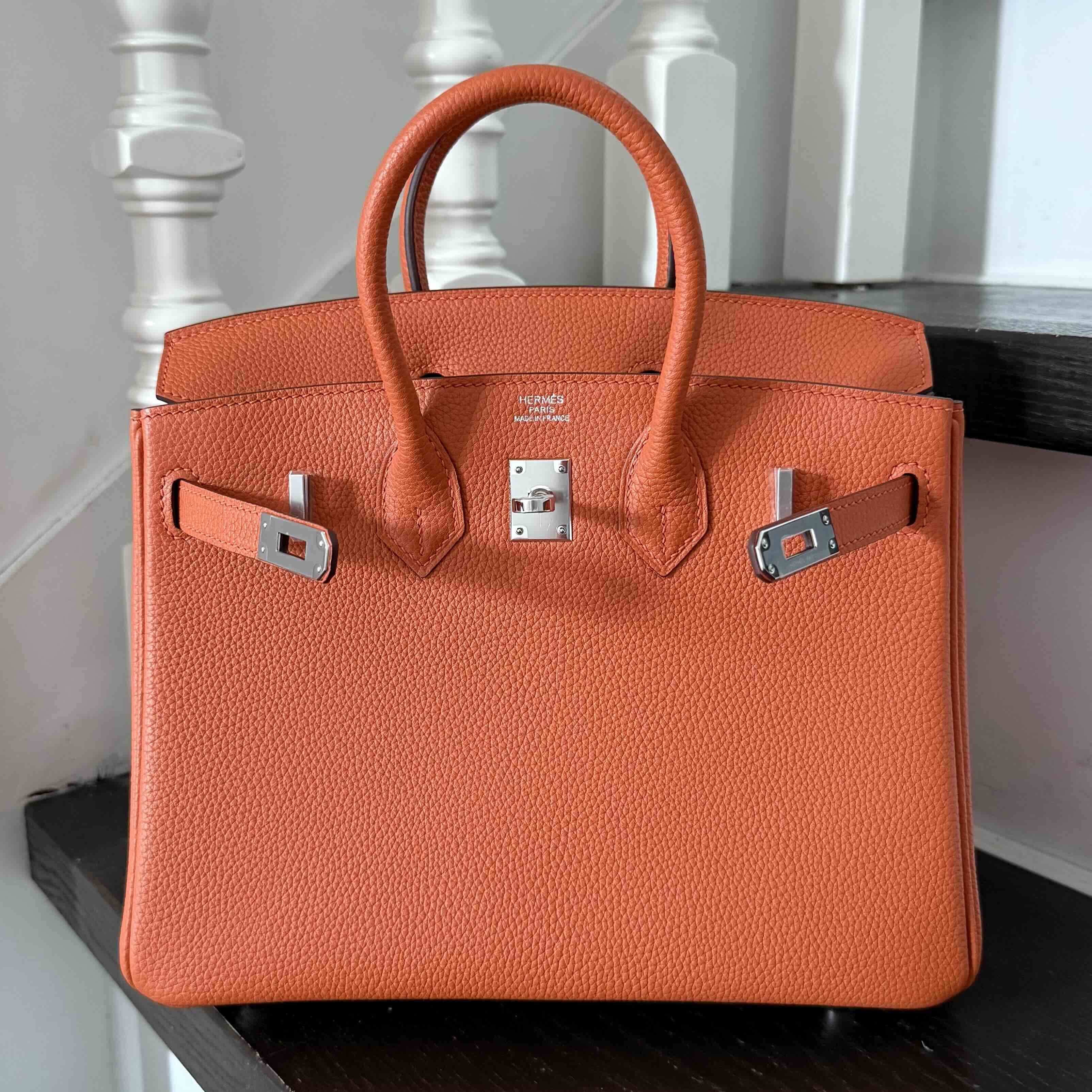 Hermès Birkin25 Orange x PHW