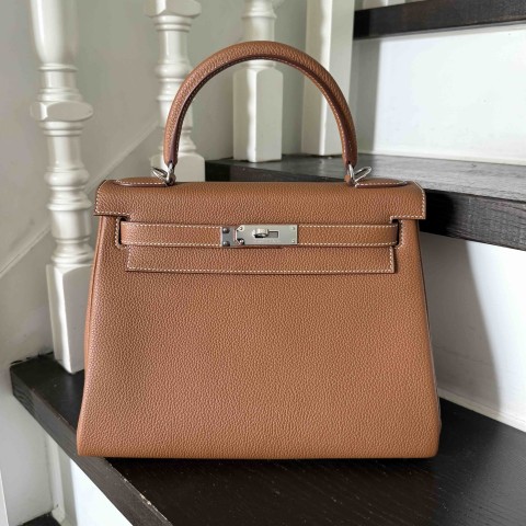 Hermès Kelly28 Togo Gold x PHW