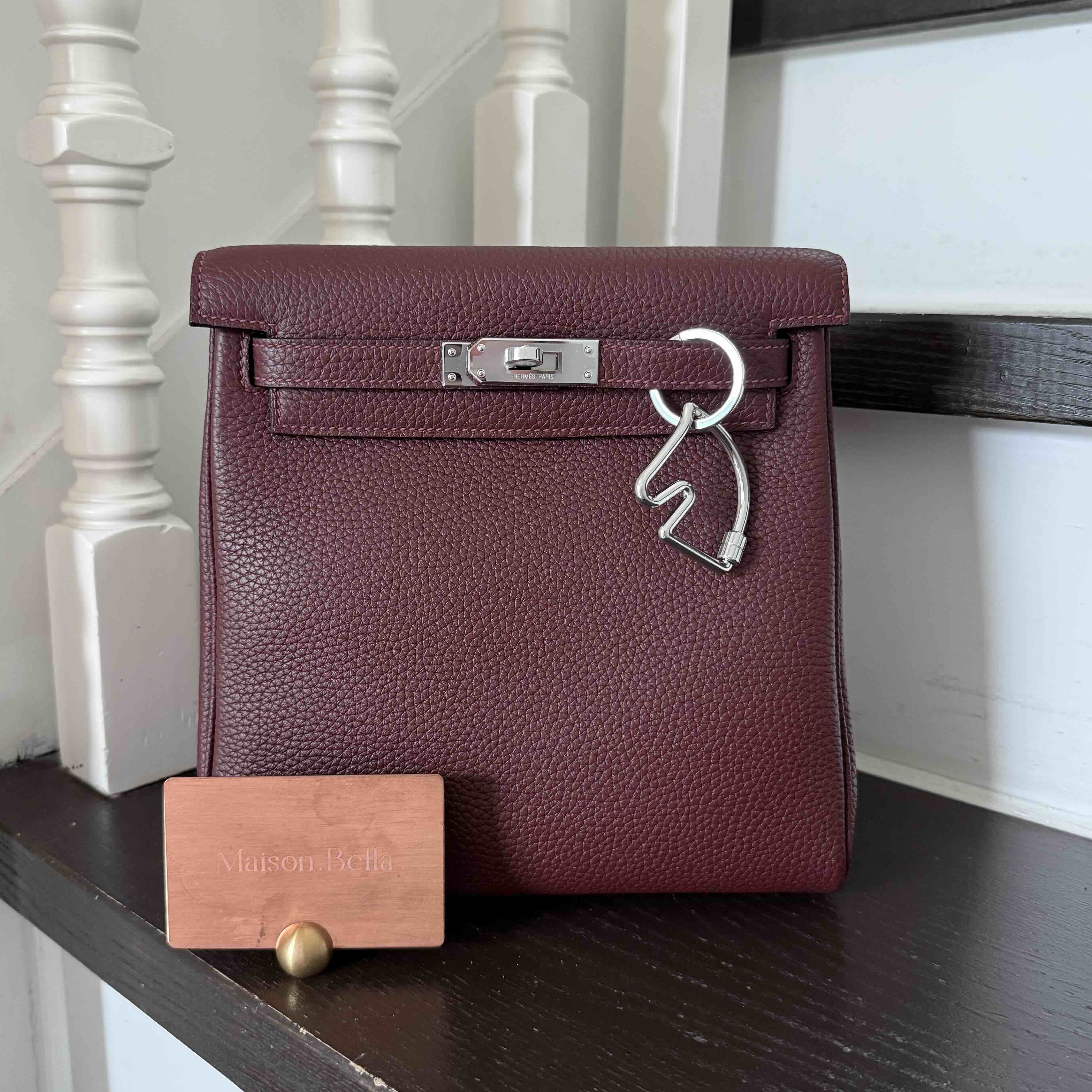 Hermès Kelly Ado Togo Rouge H x PHW