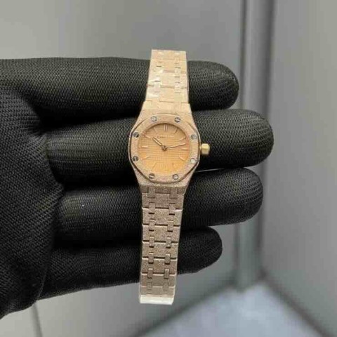 오데 마 피게 AUDEMARS PIGUET 로얄 오크 치실 티드 골드