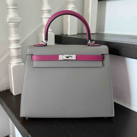Hermès Birkin25 Epsom Etain x Magnolia x PHW