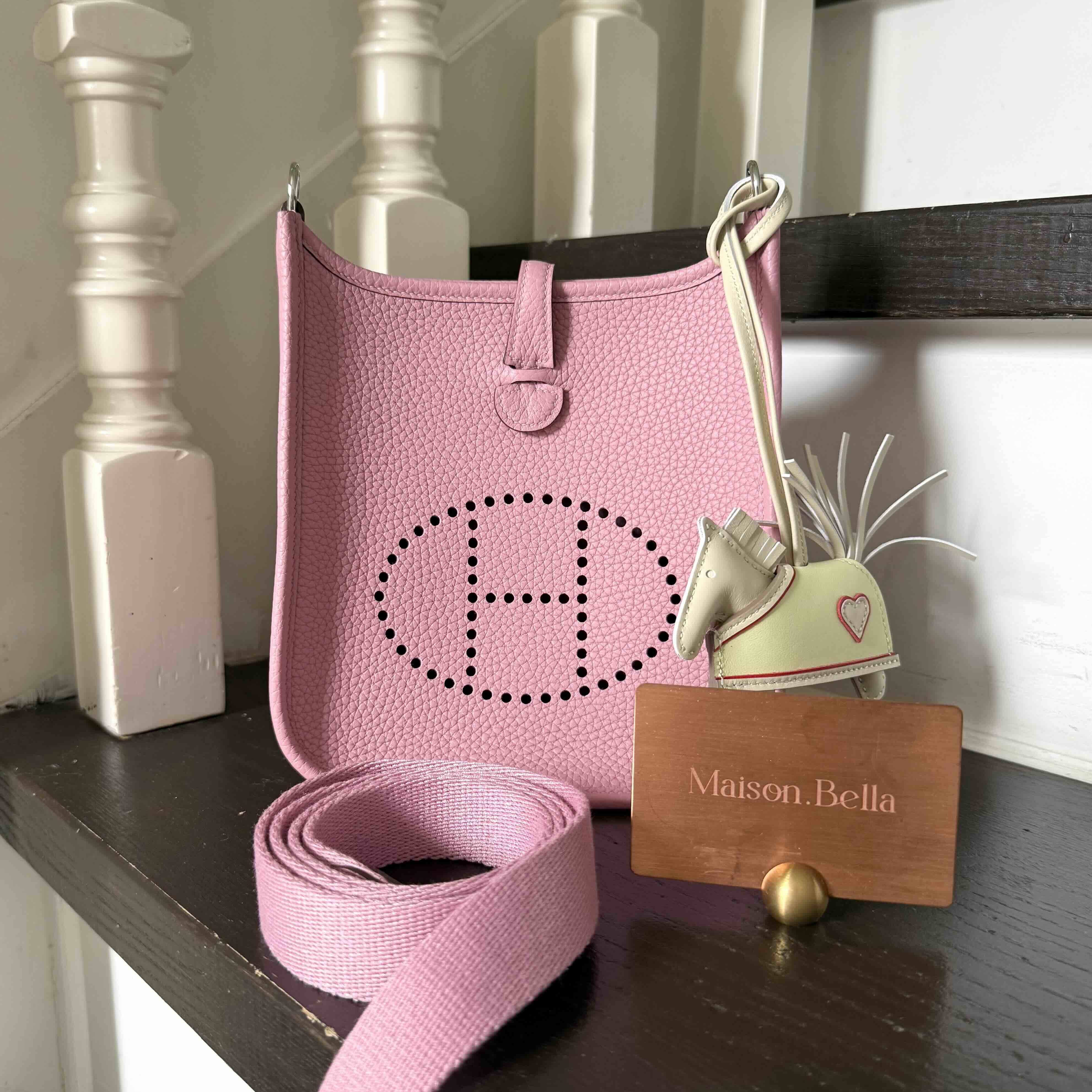 Hermès Evelyne TPM Bubblegum Clemence