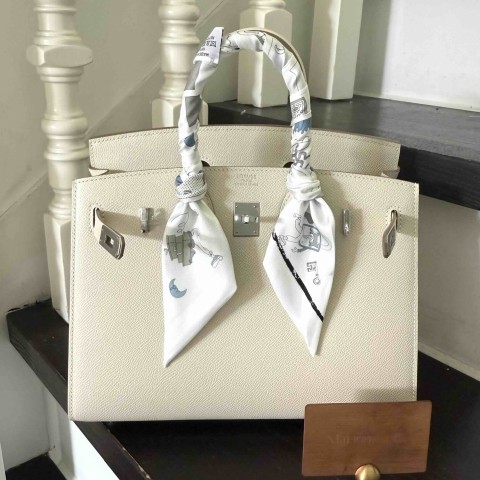 Hermès Birkin25 Epsom Sellier Mushroom x PHW