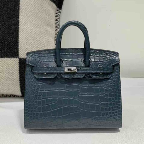 Hermès Birkin 20 Alligator Matte with Palladium Hardware (In Stock)