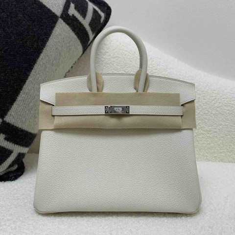 Hermès Birkin 25 Togo Nata with Palladium Hardware