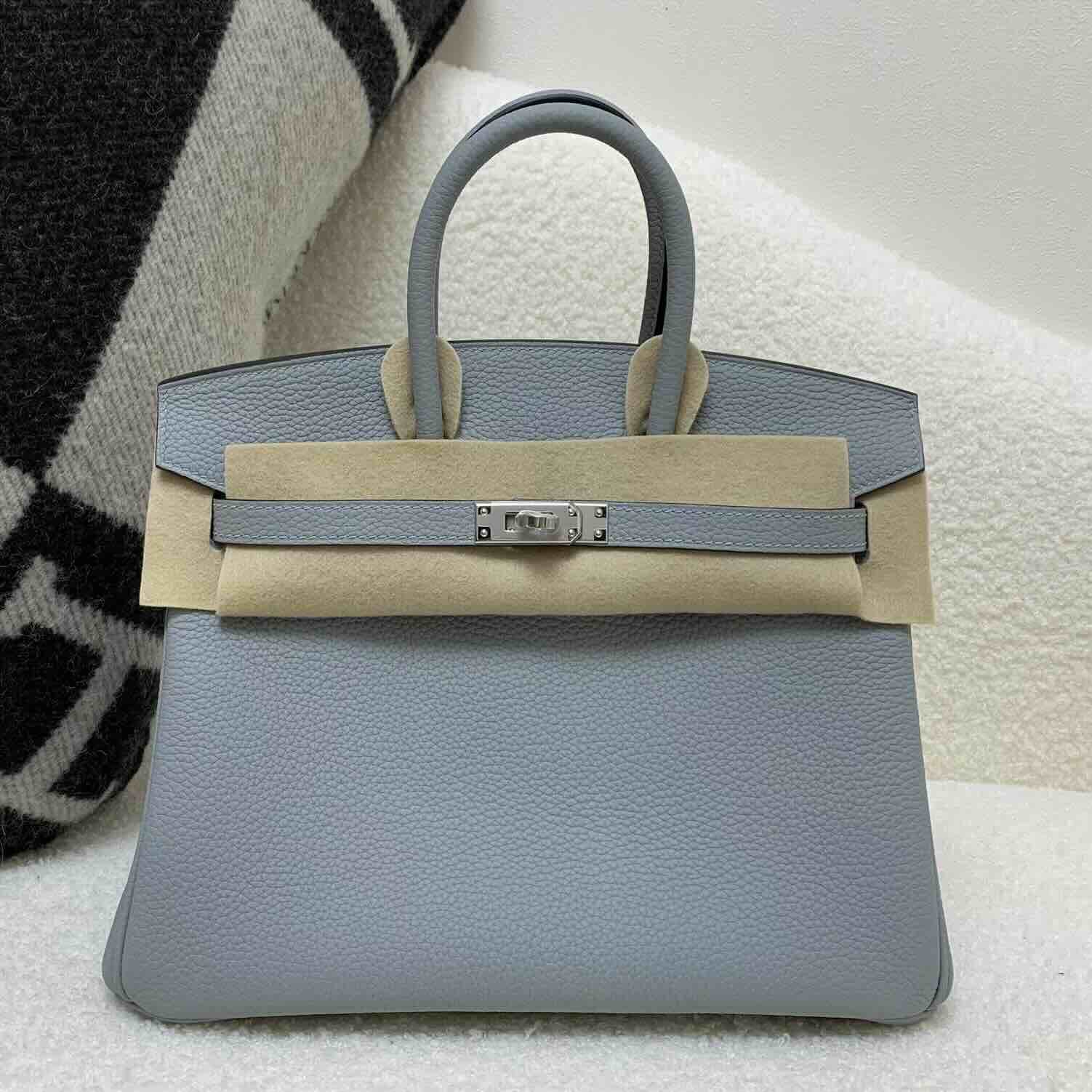 Hermès Birkin 25 Togo P0 Gris Muette with Palladium Hardware