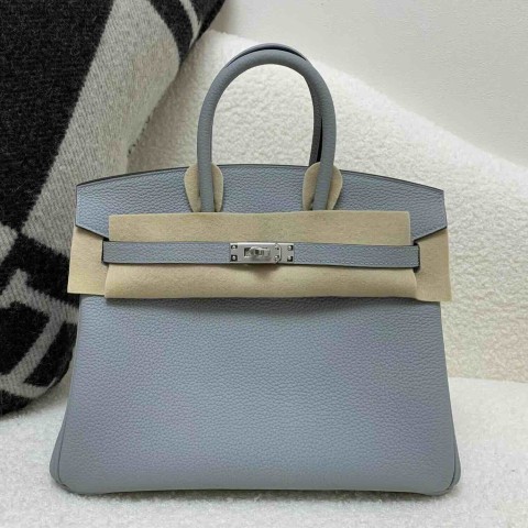 Hermès Birkin 25 Togo P0 Gris Muette with Palladium Hardware