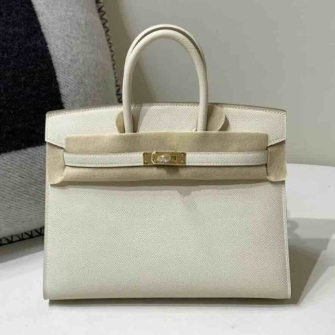 Hermès Birkin 25 Epsom Craie with Gold Hardware (Special Order)