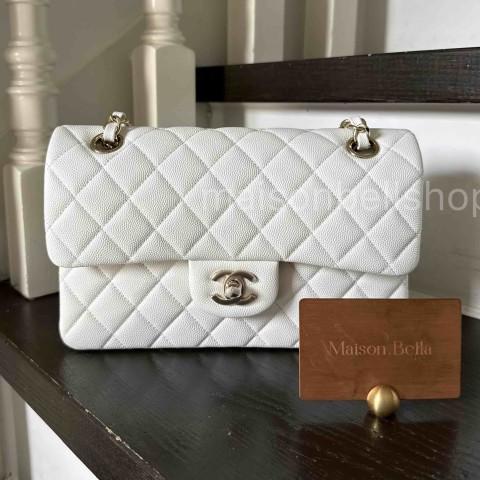 Chanel Classic Flap 20cm  White