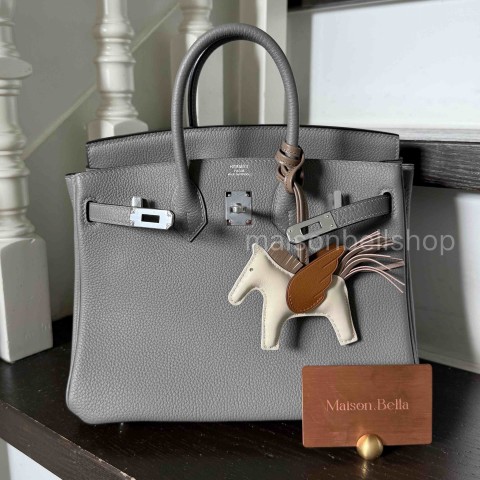 Hermès Birkin 25 Gris Meyer x Gold Hardware