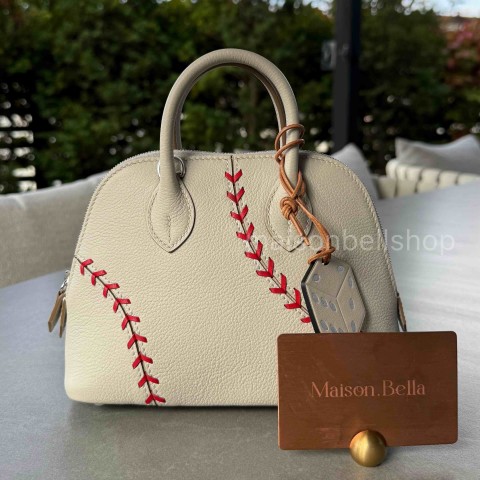 Hermès Mini Bolide “Baseball Stitch” Edition