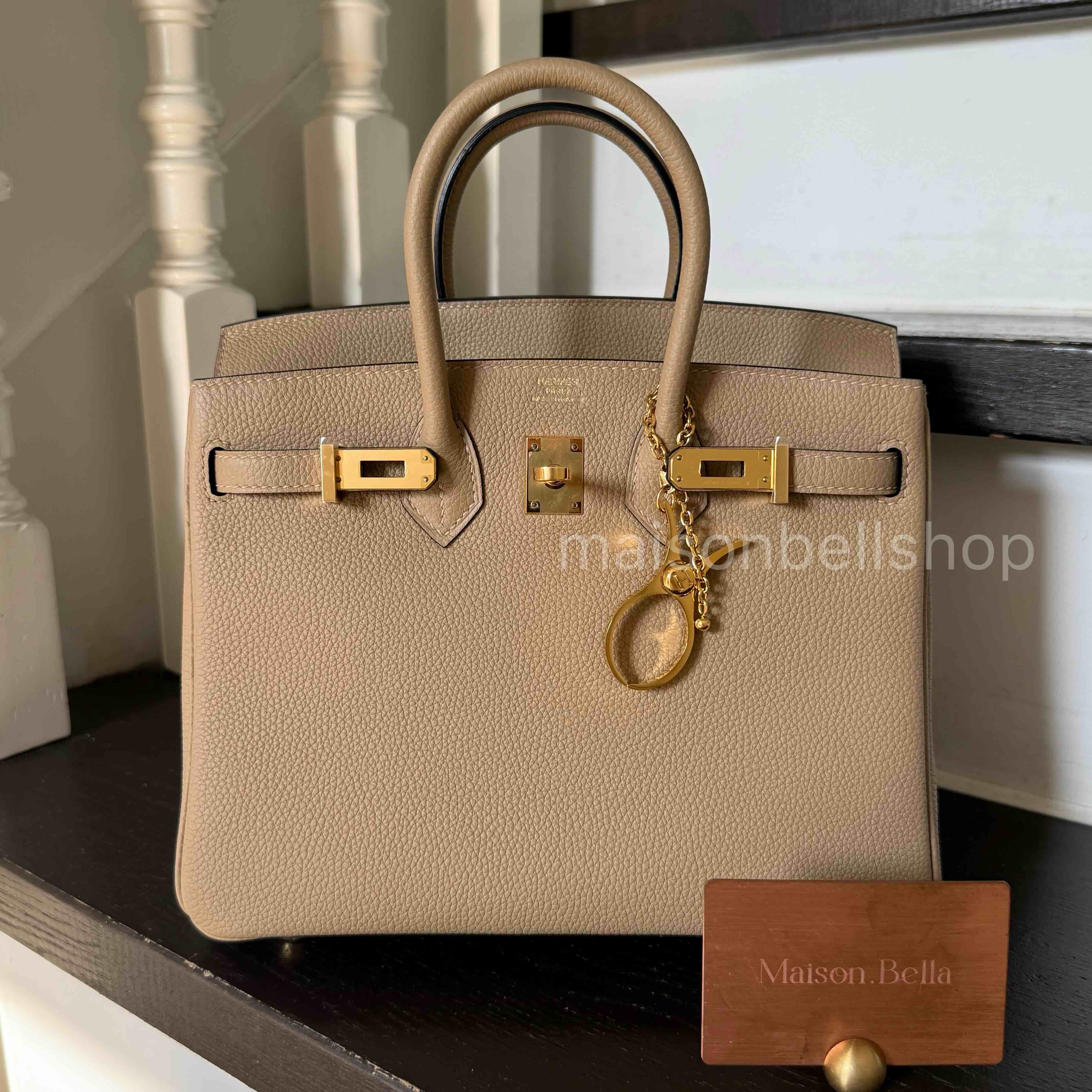 Hermès Birkin 25 Togo Chai  x Gold Hardware