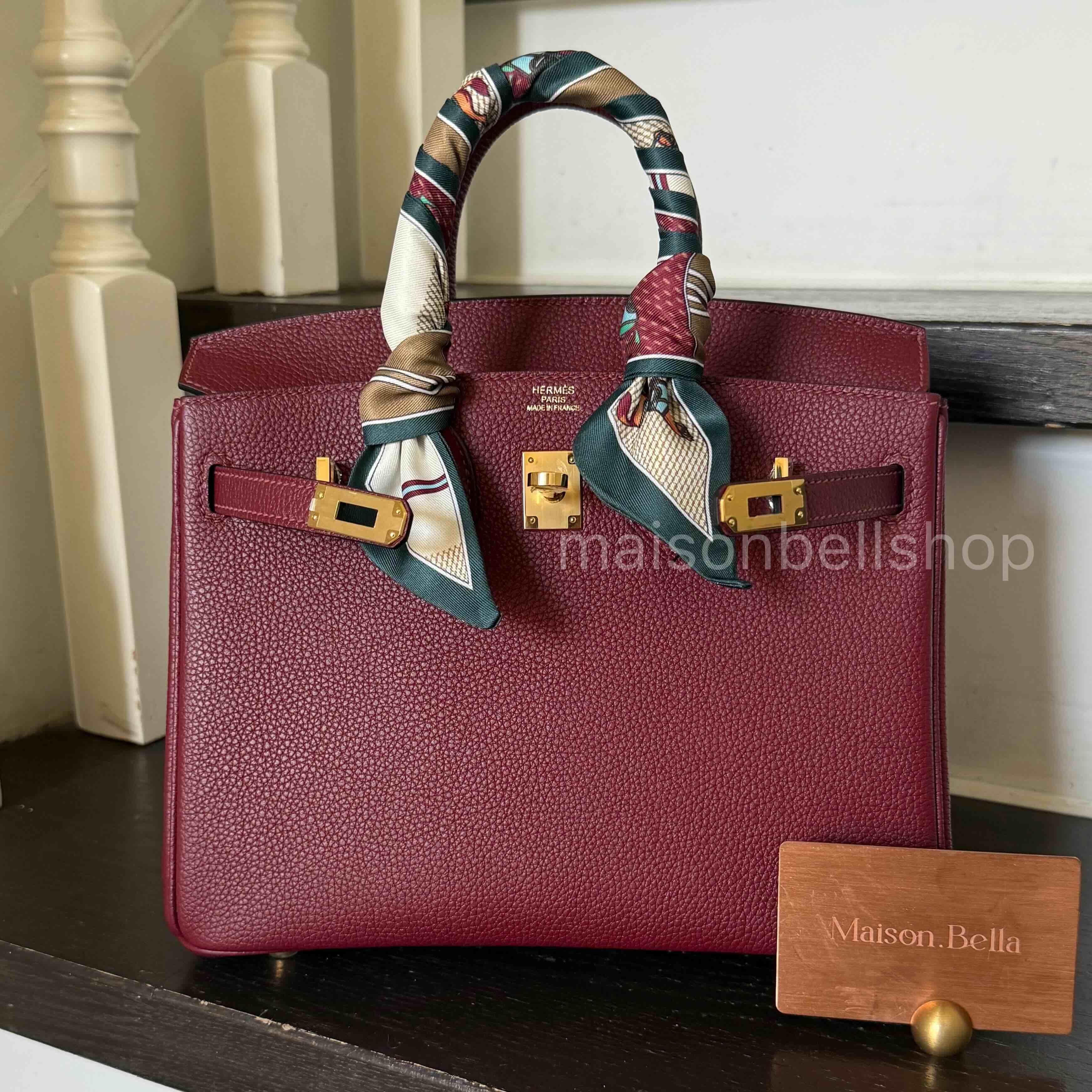 Hermès Birkin 25 Rouge H Togo x Gold Hardware